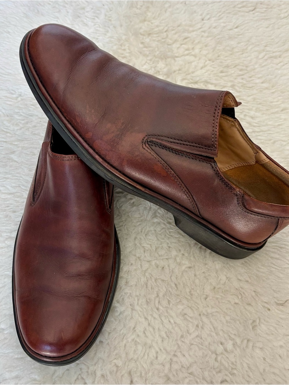 Bostonian Signia Men's Brown Leather Slip-On Dress/Casual Shoes size 10.5 M - Picture 6 of 13